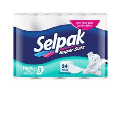 Selpak Toilet Roll Soft 3ply X24